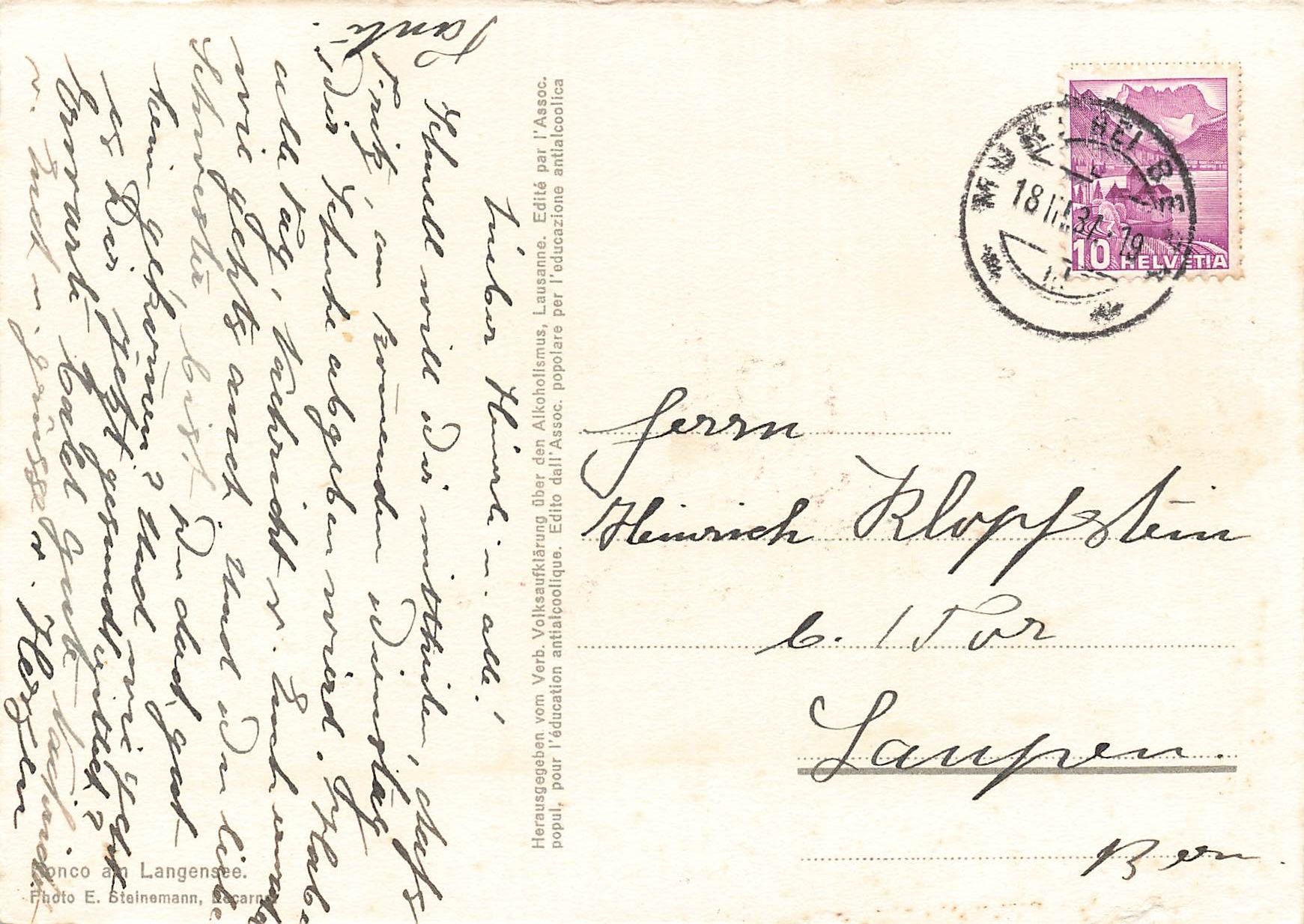 Cartoline postali: Ronco – Usato da Biasca venduto da Blenio71 1