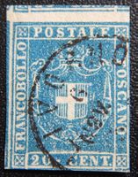 Toskana Altitalien Kat. 20a gest. 1860 Kat. 120 Euro