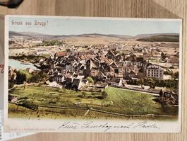 Alte PK / Gruss aus Brugg AG - Gelaufen 1912