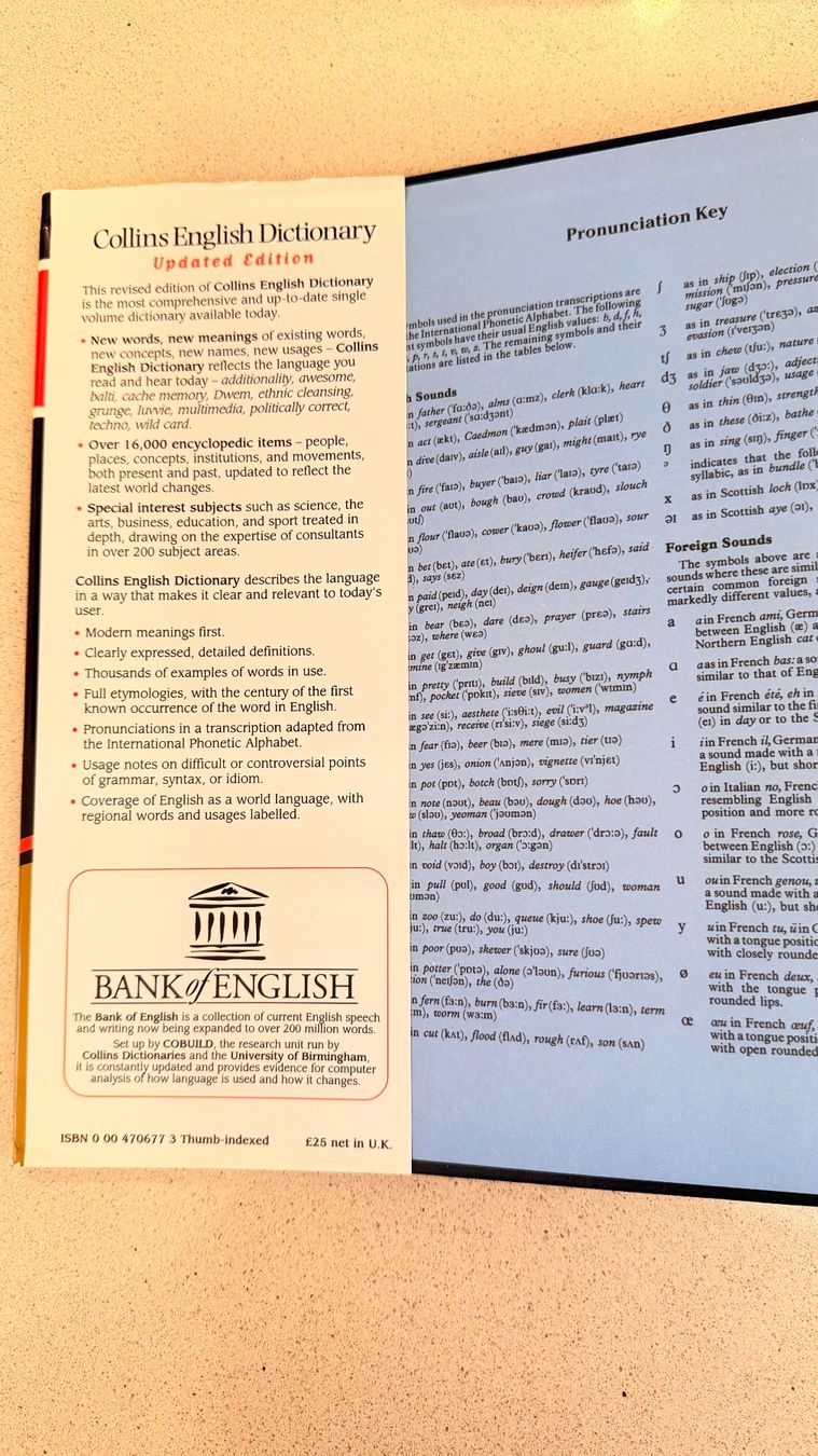Libri: Collins - Large English Dictionary  1994 – Usato da Würenlos venduto da JRP_71 2