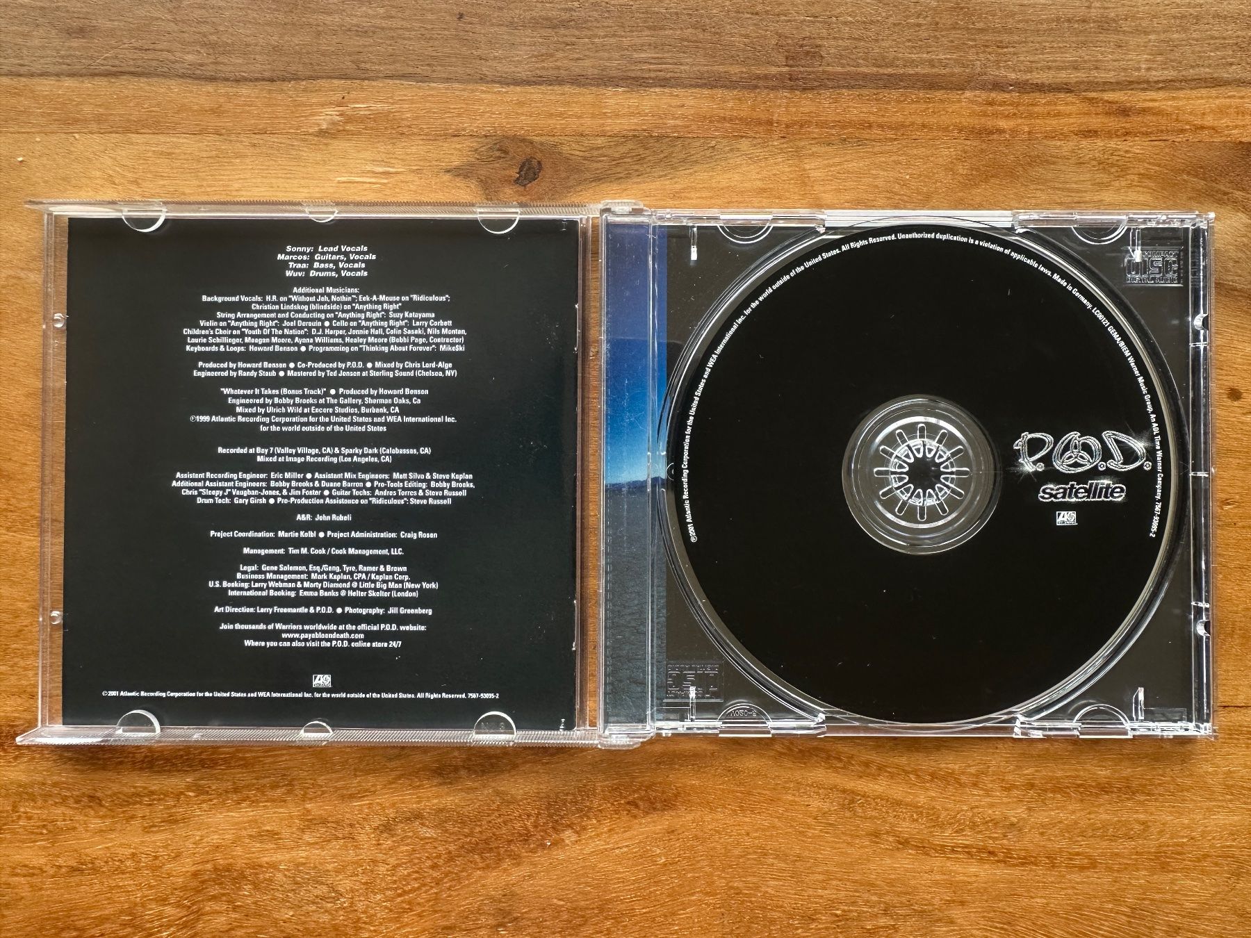 CD: P.O.D. - Satellite (CD Nu-Metal) – Usato da Horgen venduto da flyingpenguin2000 1