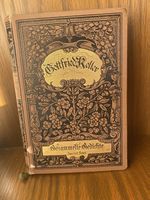 Gottfried Keller Gedichte antiquarisch