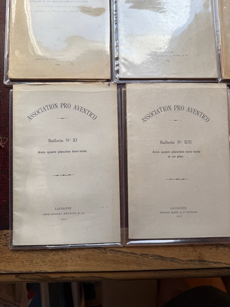 Libri: Lot d'exception : "Pro Aventico" / Avenches Romaine – Usato da Fribourg venduto da Ardoffel 3