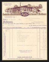 Rechnung Lyss 1931, J. Arni's Söhne, Co