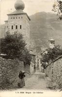 Brig   VS  -   Stadtpartie beim Stoockalperschloss