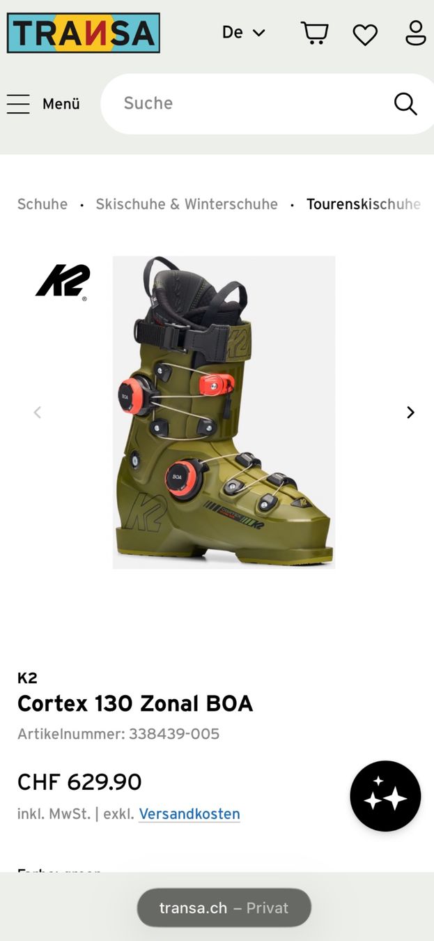 K2 Scarpe da uomo: K2 Cortex 130 Zonal Boa NEU – Nuovo (secondo la descrizione) da Sarmenstorf venduto da Decke01 4