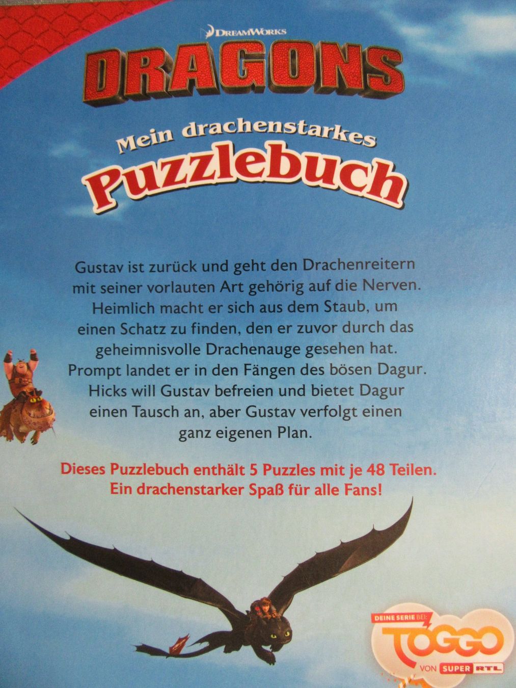 Libri: Dragons - Mein drachenstarkes Puzzlebuch - mit 5 Puzzles – Usato da Auenstein venduto da Padabimbim 1