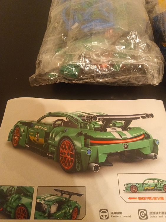 2 Modellautos Technics artig Spielzeug Modell  2