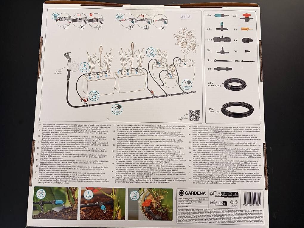 Gardena Rohre & Schläuche: Gardena Micro Drip System Terrasse – Neu und originalverpackt aus Goumoens-la-Ville von Astuce650 1