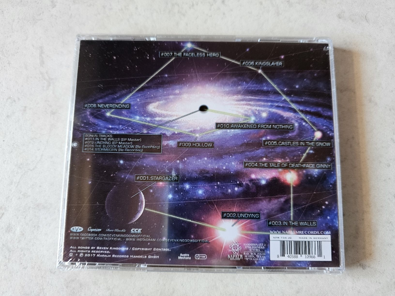 CDs: Seven Kingdoms  -  Decennium  /  Fabrikneu – Neu und originalverpackt aus Schneisingen von backstore24 1