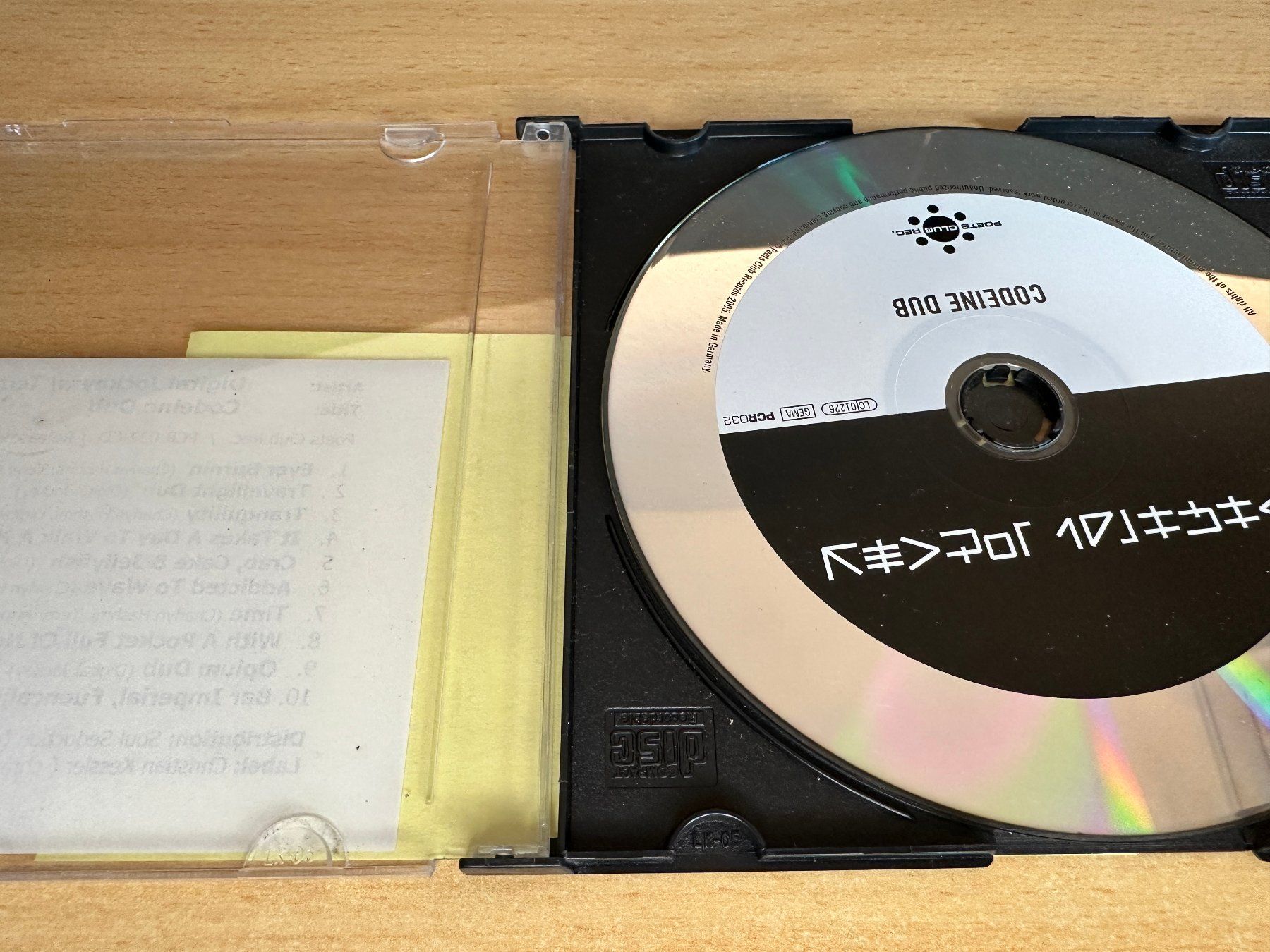CD: Digital Jockey – Codeine Dub - Promo CD – Usato da Rikon im Tösstal venduto da Alpenmutz 1