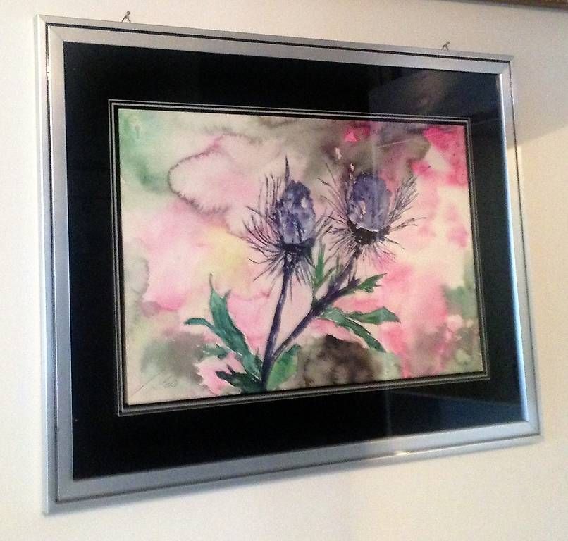 Dipinti: Disteln Aquarell – Nuovo e nell'imballaggio originale da Eschenbach venduto da Alicekunst