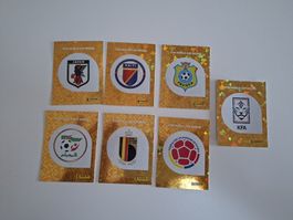 7 vignettes Panini FIFA World Cup 2026 état neuf