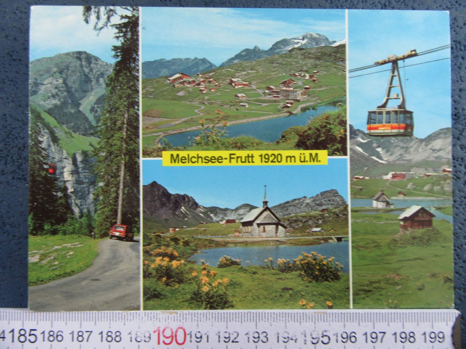 Cartoline postali: MELCHSEE-FRUTT SCHWEBEBAHN OLDTIMER AUTO ONW AK – Usato da Ettingen venduto da Hausi4711