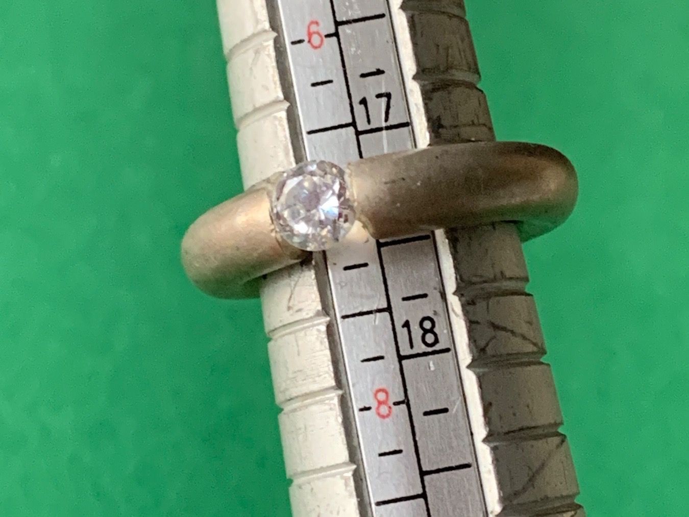 Anelli: Silberring UNI mit Diamantimitat (55) – Usato da Dittingen venduto da Bijoubelle 4