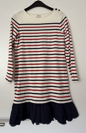 Abito ragazza a righe polo Ralph Lauren