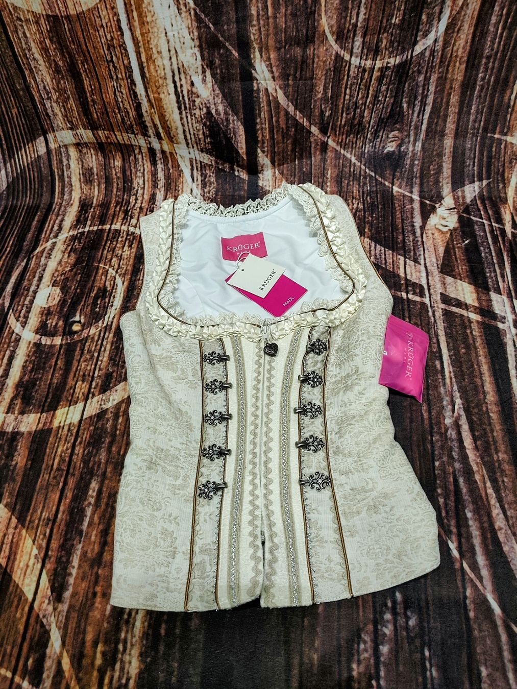 Krüger Vestiti: Trachtenmieder Krüger, Gr. 30 - NEU – Nuovo e nell'imballaggio originale da Dussnang venduto da Rosenfee50