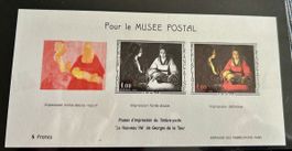 Souvenir Musée postal France Phases d’impression «