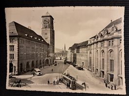 ST.GALLEN 1951 - ANIMIERT - TRAM - OLDTIMER