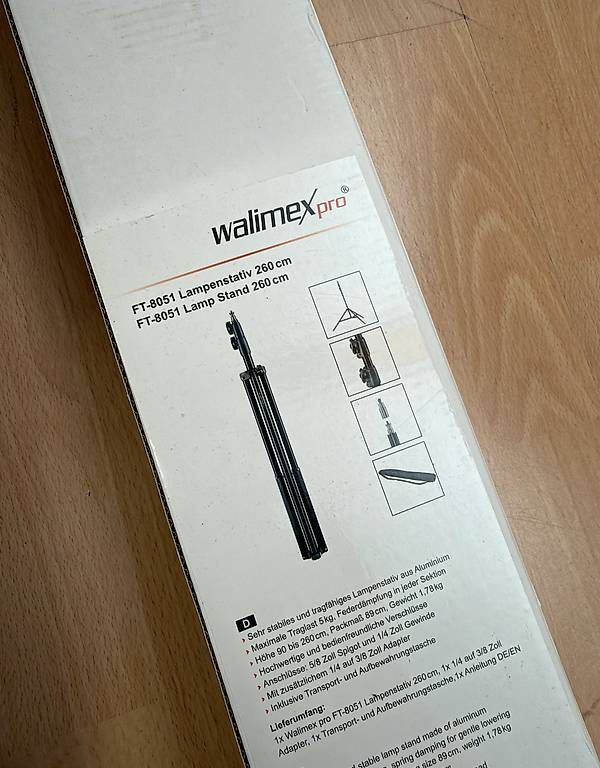 Lampes: Walimex Pro LED Studioleuchte inkl. Stativ – D'occasion à Ingenbohl par nniiccoollee10 2