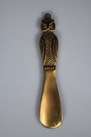 Schuhlöffel Eule aus Messing