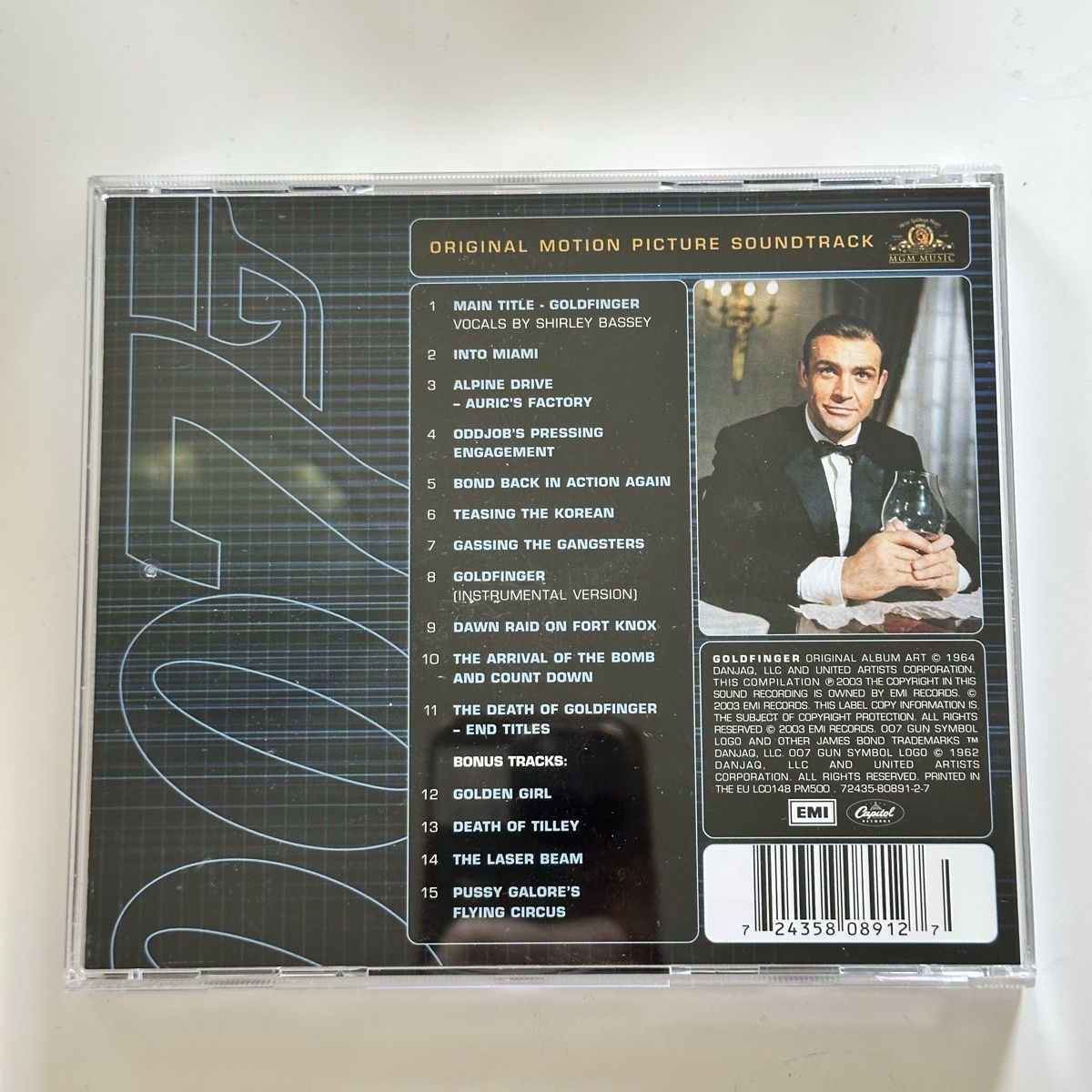 CD: Goldfinger Soundtrack CD - James Bond 007  – Nuovo (secondo la descrizione) da Etzwilen venduto da presley3577 1