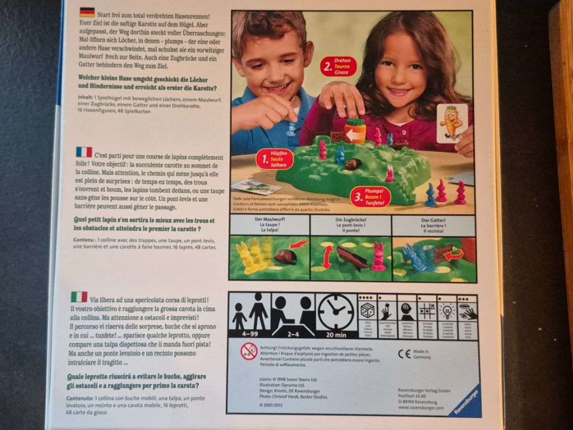 Ravensburger Giochi: Lotti Karotti von Ravensburger, komplett – Usato da Wettingen venduto da Hornero2 1