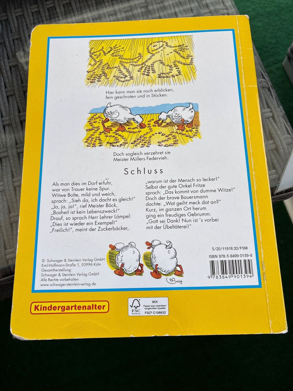 Bücher: Max und Moritz Buch – Gebraucht aus Schübelbach von S1CH 2