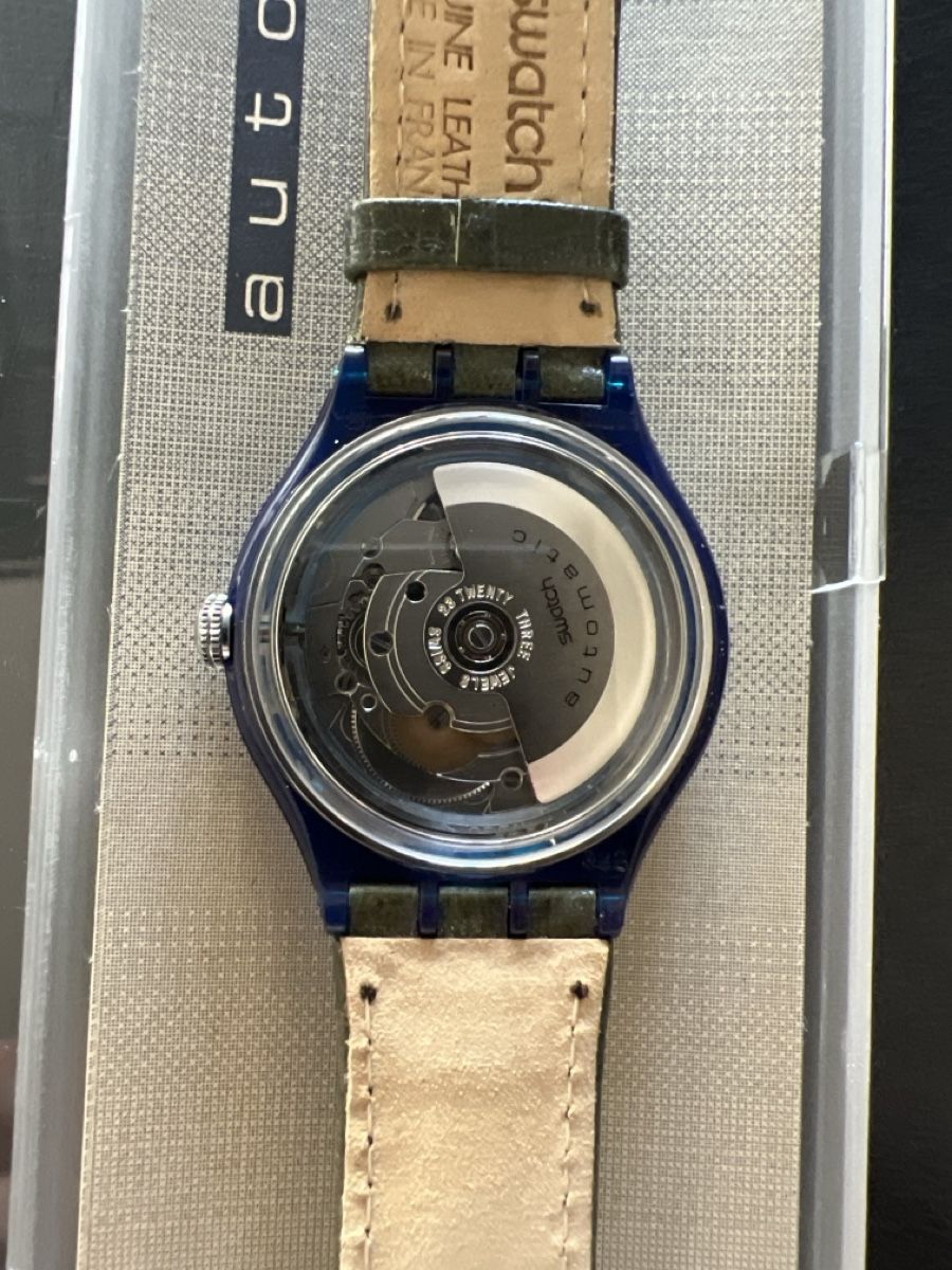 Swatch Orologi: Swatch Automatic (SAN102) Baeru – Nuovo e nell'imballaggio originale da Künten venduto da Spike17 2