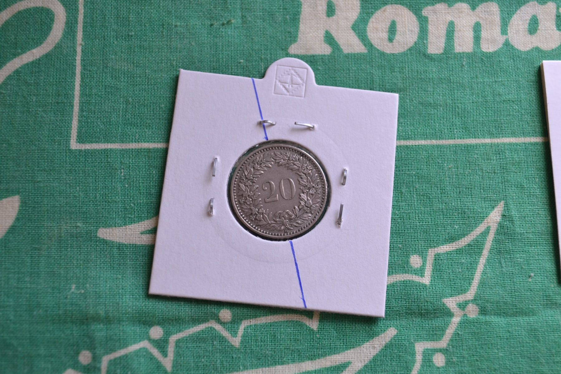 Alle Münzen: 20 Centimes 1947 Décalée 20° – Gebraucht aus Renens VD von Doidefee