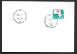 Sonderbrief S. 561 100 Jahre Rotes Kreuz Genève 15.8.1963