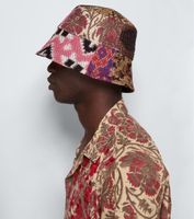 UNIQUE IKAT & BLOCK PRINT DRIES VAN NOTEN BUCKET HAT