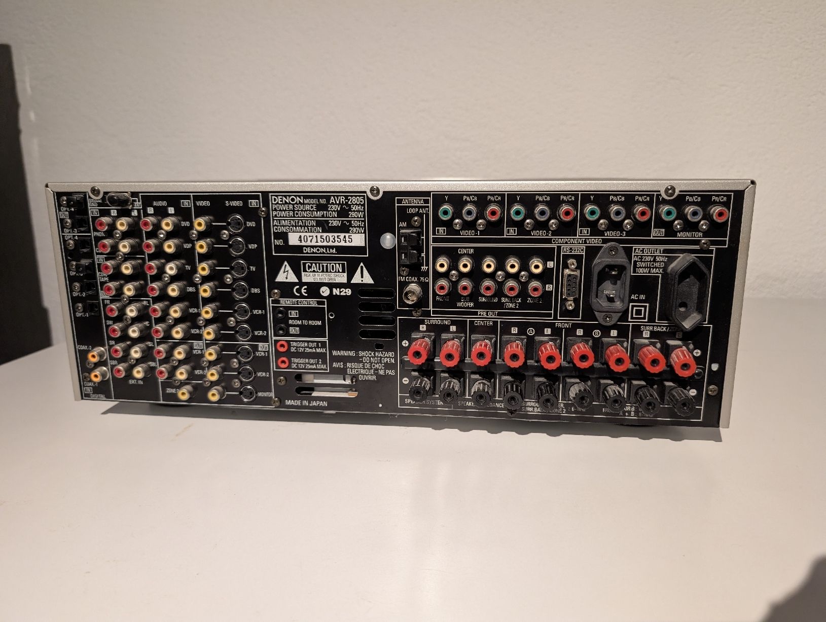 Denon Verstärker: Denon AVR-2805 – Gebraucht aus Au SG von Ryu 1