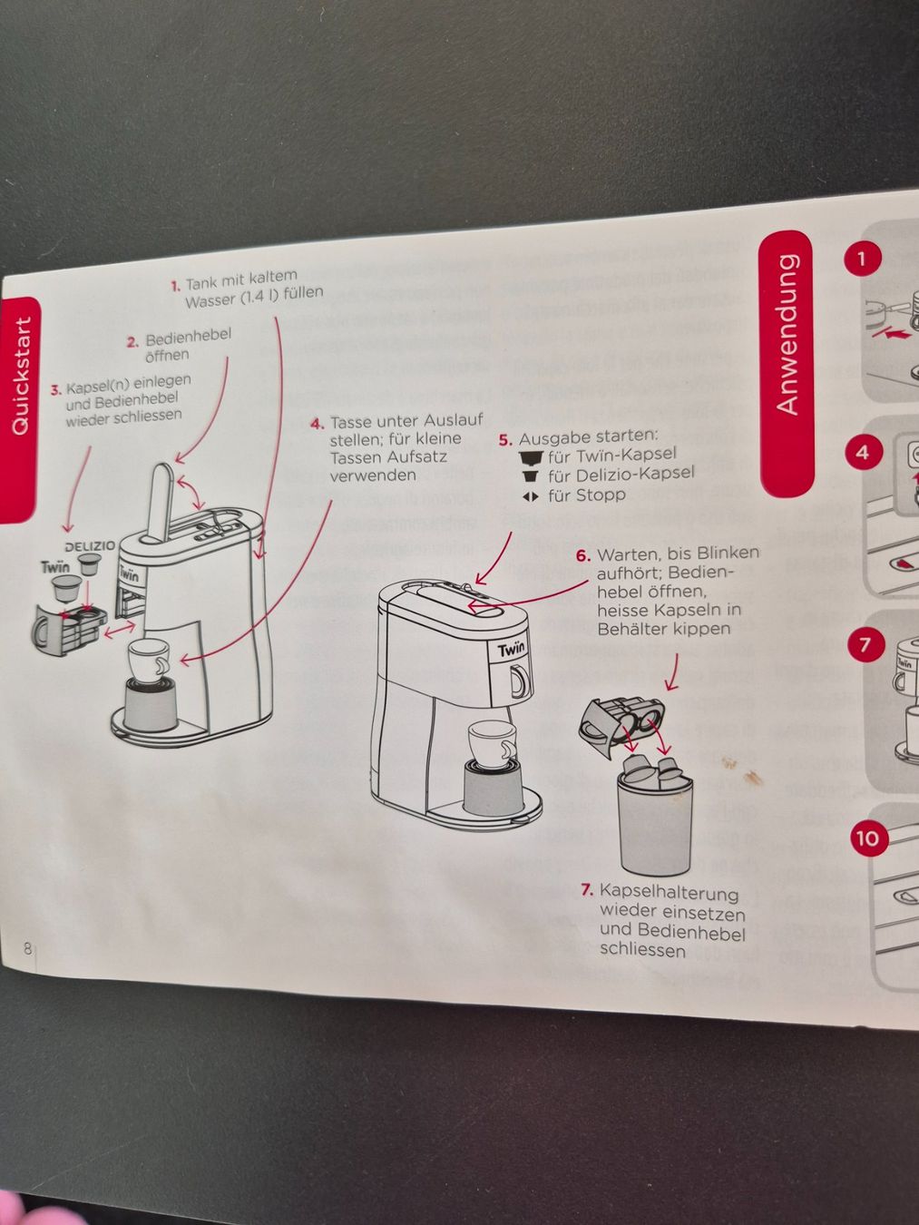 Kaffeemaschinen & Espressomaschinen: Kaffee-Kapsel-Maschine TWIN – Gebraucht aus Lalden von aneleh58 6