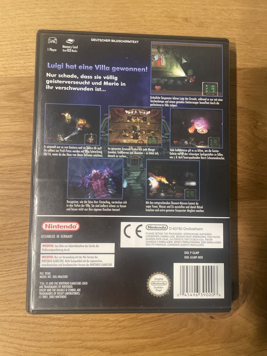 Nintendo Spiele: Luigis Mansion Gamecube – Gebraucht aus Hagendorn von  1