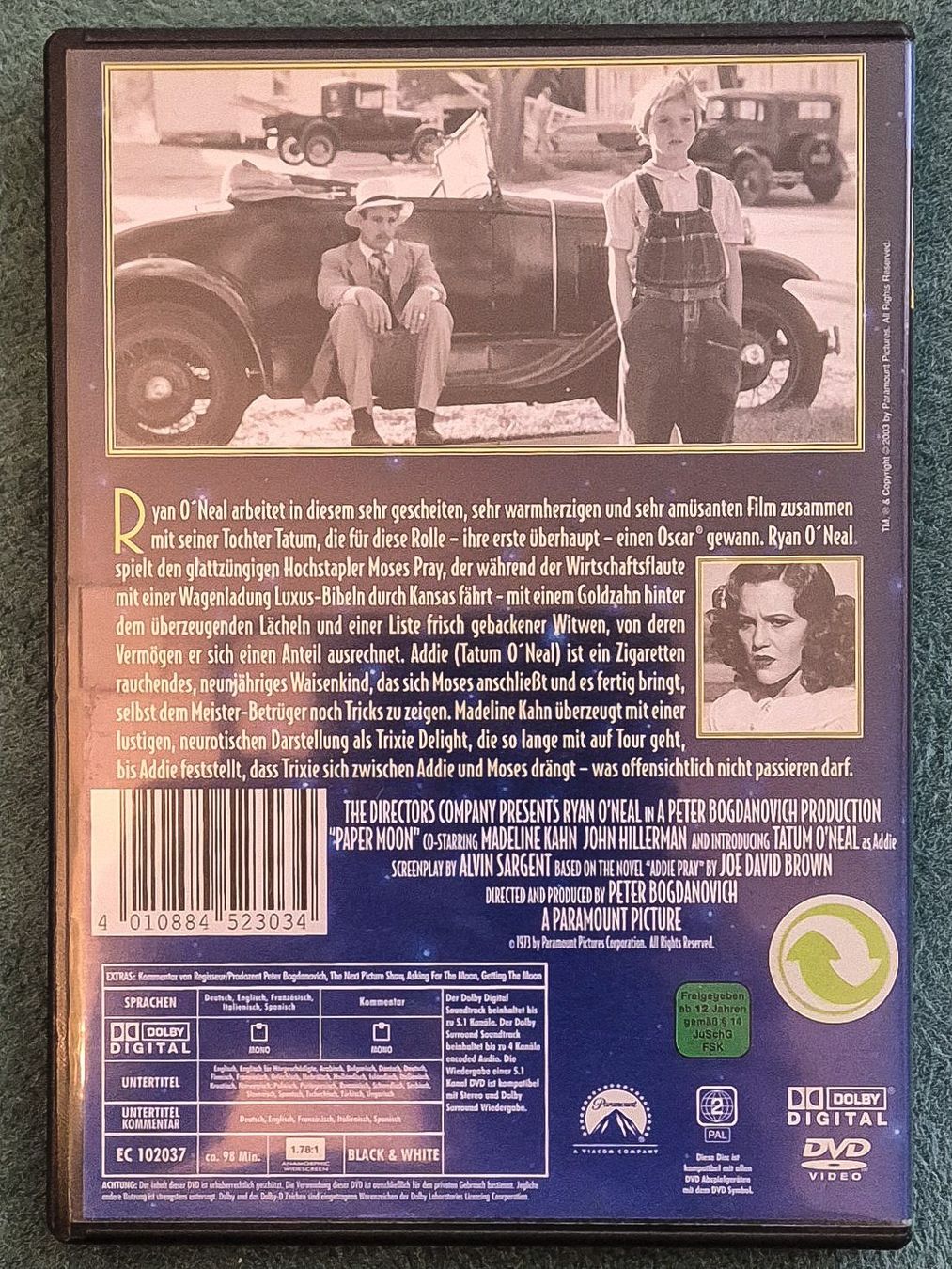 Tutti i DVDs: Paper Moon / Ryan O'Neal – Usato da Chur venduto da big_5zx8 1