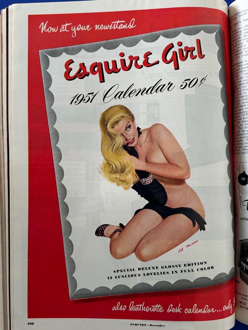 Libri: Esquire. The Magazine for Men. December 1950. – Usato da Adliswil venduto da buch_und_kunst 4