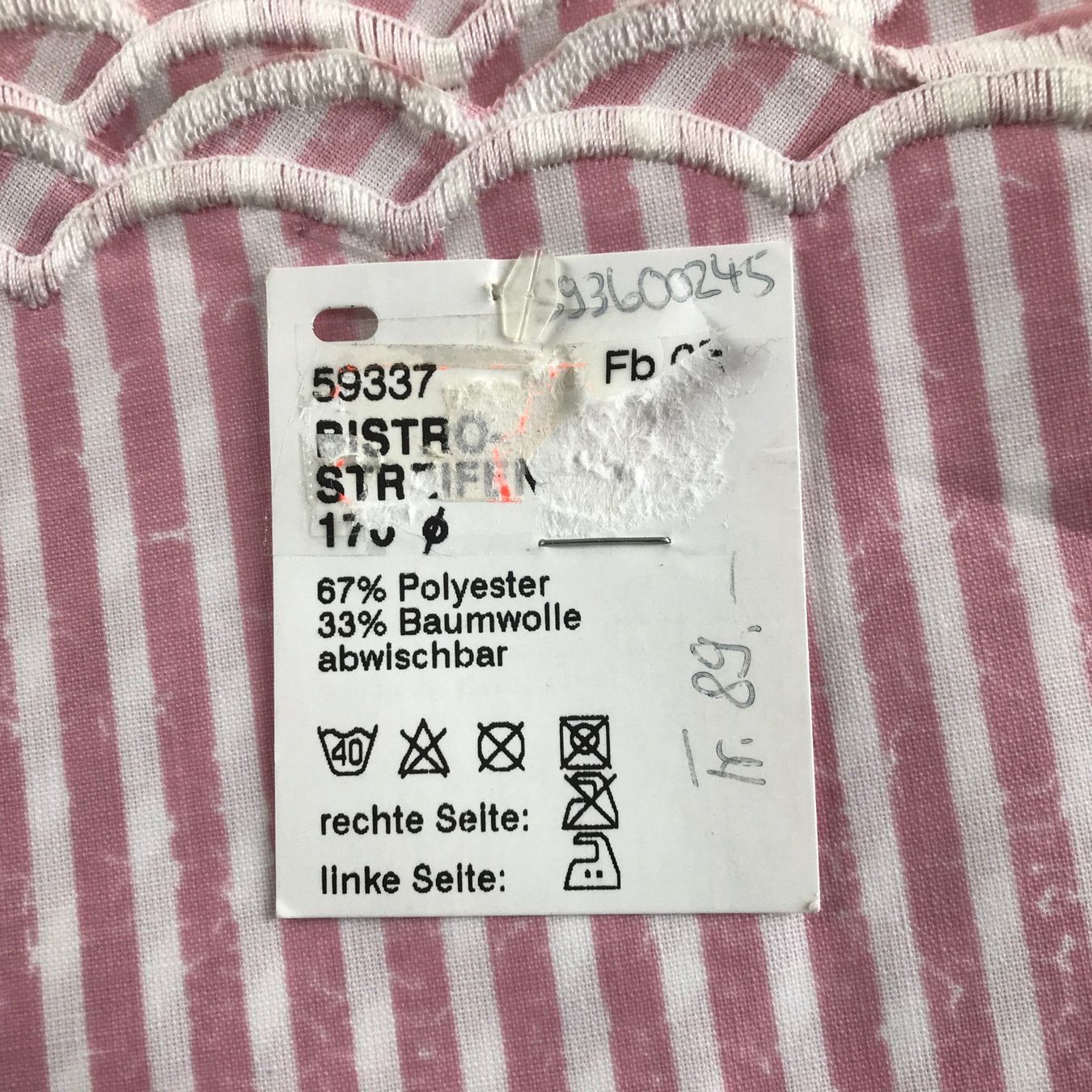Altra biancheria da tavola: BISTRO TISCHDECKE NEU DURCHMESSER 170CM – Nuovo (secondo la descrizione) da Ostermundigen venduto da crazy-horse-1840 5