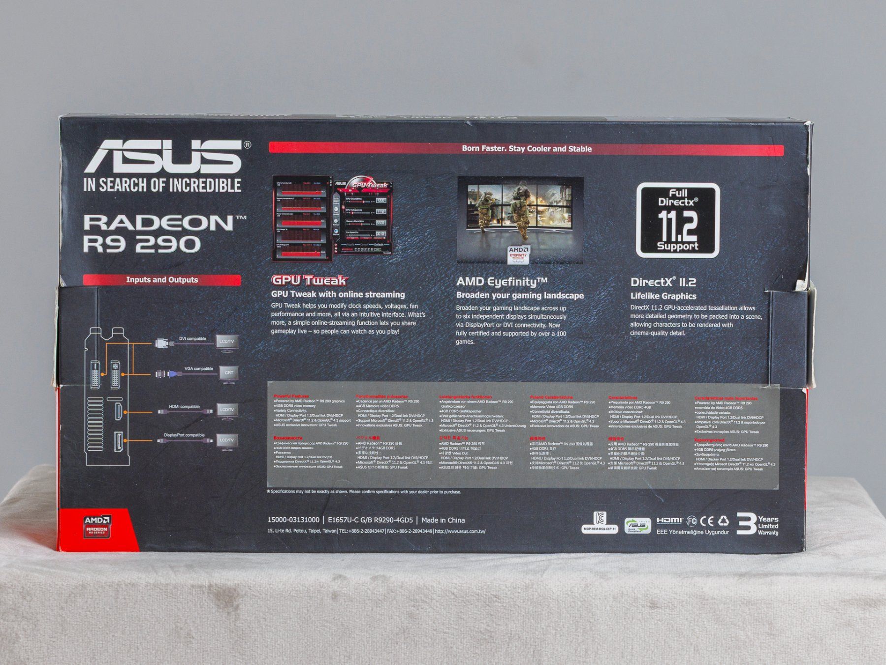 Asus Cartes graphiques: ASUS Radeon R9 290 | Aqua Computer Wasserblock + Luftkühler – D'occasion à Dardin par DerPas85 1