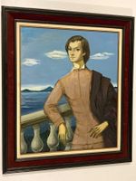 Antoine Serneels (1909-1999) Porträt Gemälde signiert Mannes