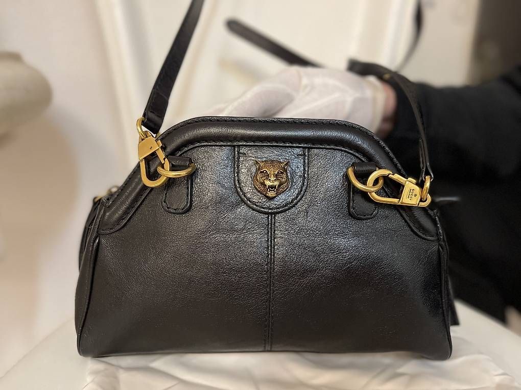 Gucci Taschen für Damen: Gucci Tasche diagonal schwarz Leder – Gebraucht aus Zürich von LihuaC 1