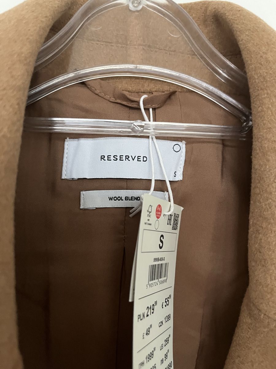 Mäntel: New Reserved Wool Blend Coat size S beige – Neu und originalverpackt aus Stäfa von Kristinetta 5