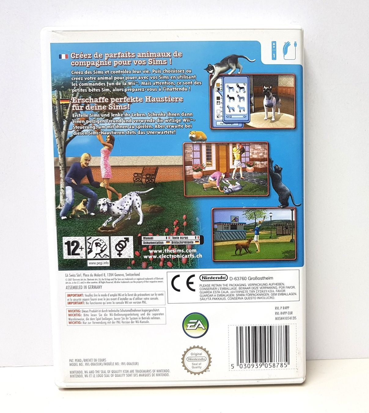Nintendo Giochi: Die Sims 2 Einfach Tierisch perfekte Haustiere Wii – Usato da Schüpfheim venduto da Games_Spielkonsolen 3