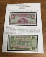 Britisches Armeegeld Special Voucher Serie 4&8 Rarität