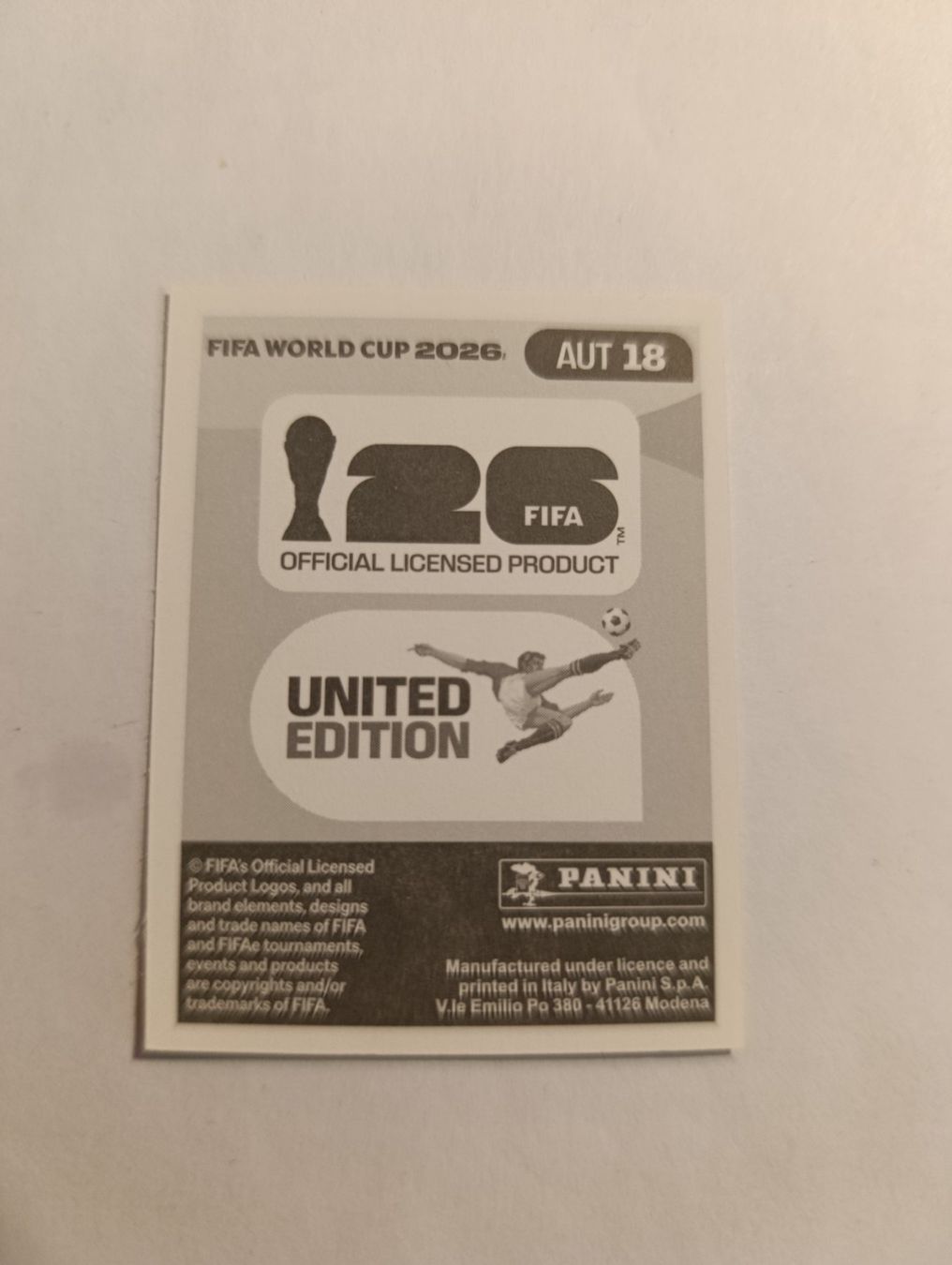 Panini Carte collezionabili: AUT 18, WM 2026 Panini Sticker – Nuovo (secondo la descrizione) da Kriens venduto da Annele97 1