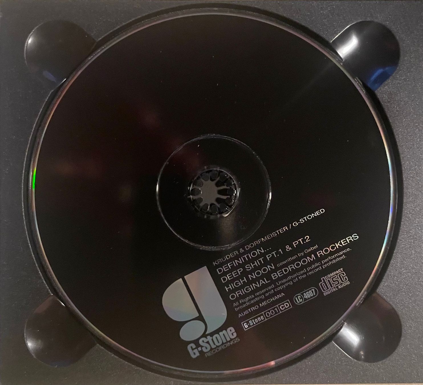 CD: Kruder & Dorfmeister / G-Stoned – Usato da Brunnen venduto da Barfly5 2