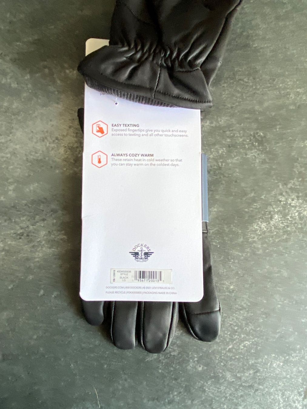 Autres accessoires hommes: Handschuhe Docker's Leder schwarz Grösse L neu – Neuf avec emballage d'origine à Hallwil par 2bloke 2