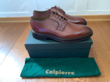 Calpierre Box Porto Leder Halbschuhe vom Feinstem Gr 43.5