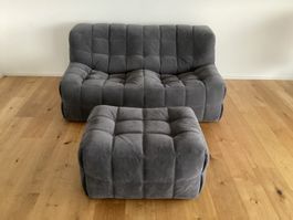 Ligne Roset Kashima 2er Sofa mit Hocker  neuwertig