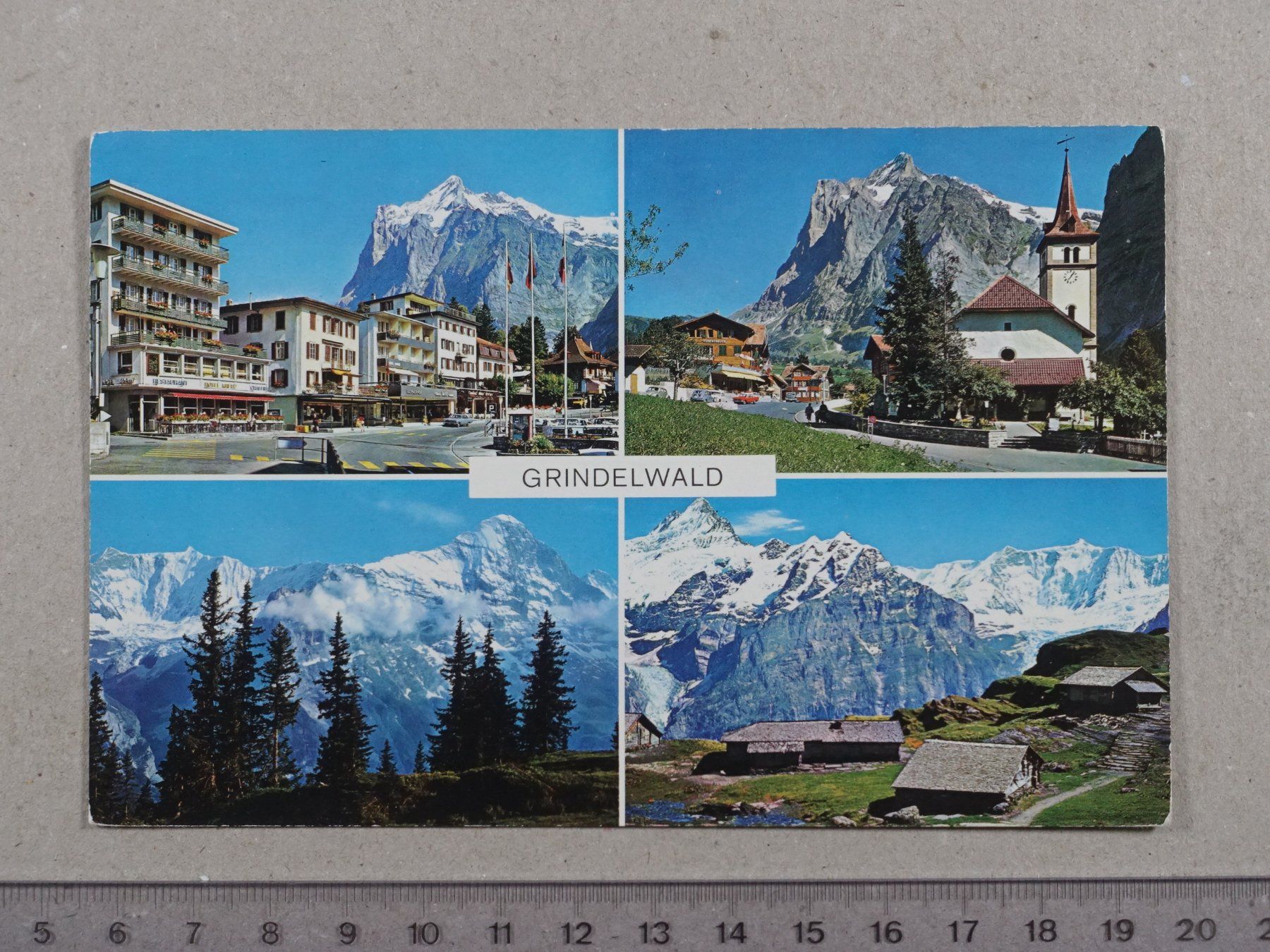 Cartoline postali: Grindelwald, 1970 – Usato da Lenzburg venduto da fh1